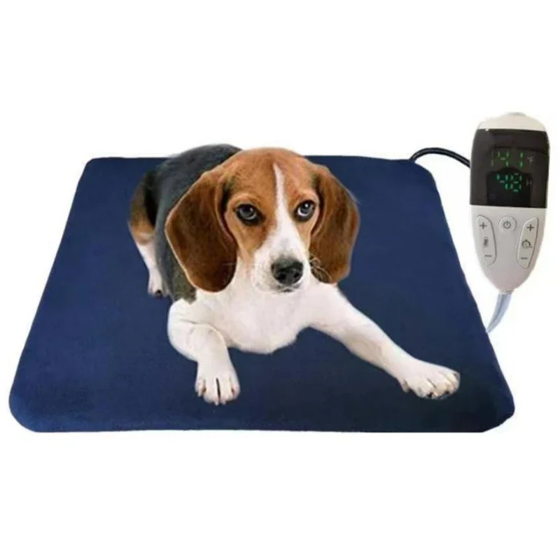 Factory Custom Pet Dog Cat Electric Heating Pad Blanket For Pets With Ten Gears Thermostat