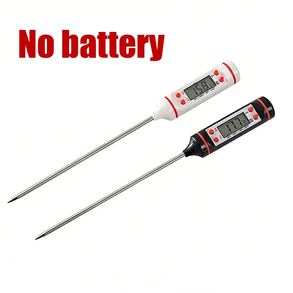 Pen-Style Digital Food Thermometer LED Screen Kitchen Thermometer for Cooking Baking BBQ Liquid Temperature Measurement