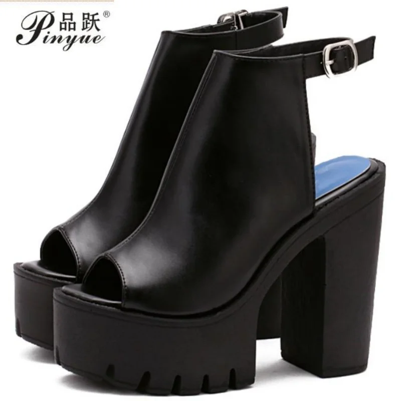 

Горячая распродажа: Новые черные летние женские туфли-слингбэки на высоком каблуке 13 см, сандалии на платформе, повседневная обувь для вечеринок, размеры 35-42