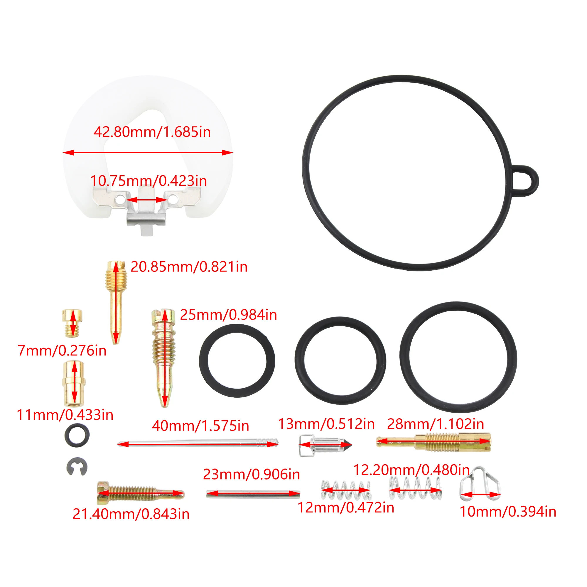 Motorcycle PZ19 Carburetor Carb Repair Rebuild Kit For 70cc 90cc 100cc 110cc 125cc Dirt Pit Bike ATV Quad Motocross Accessories
