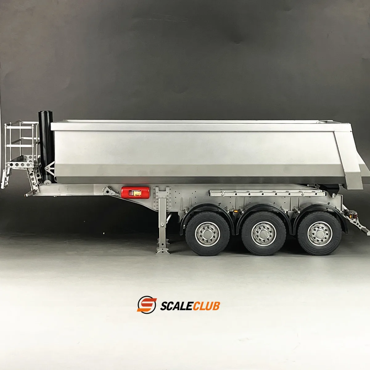 Scaleclub Modello 1/14 Rimorchio Camion Idraulico 3 Assi Dump Corpo Europeo Semi-rimorchio Per Tamiya Scania 770S MAN Benz Actros