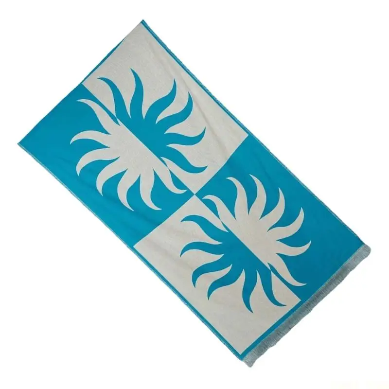 U2JB Light Weight Portable Cotton Beach Towel 180X95cm Fast Drying Travel Bath Towel for Camping Vacation Sports Travel Enduring