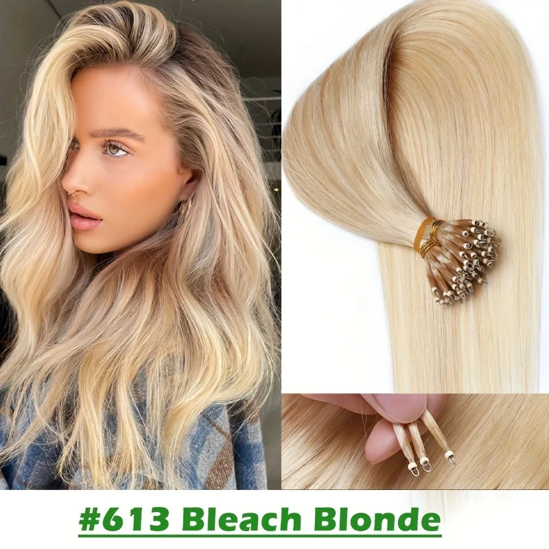 

Отбеливатель блондинка, нано-бусины, наращивание человеческих волос, нано-кольца, наращивание волос, нано-бонд, наращивание волос, нано-наконечники, шелковистые, 30 г