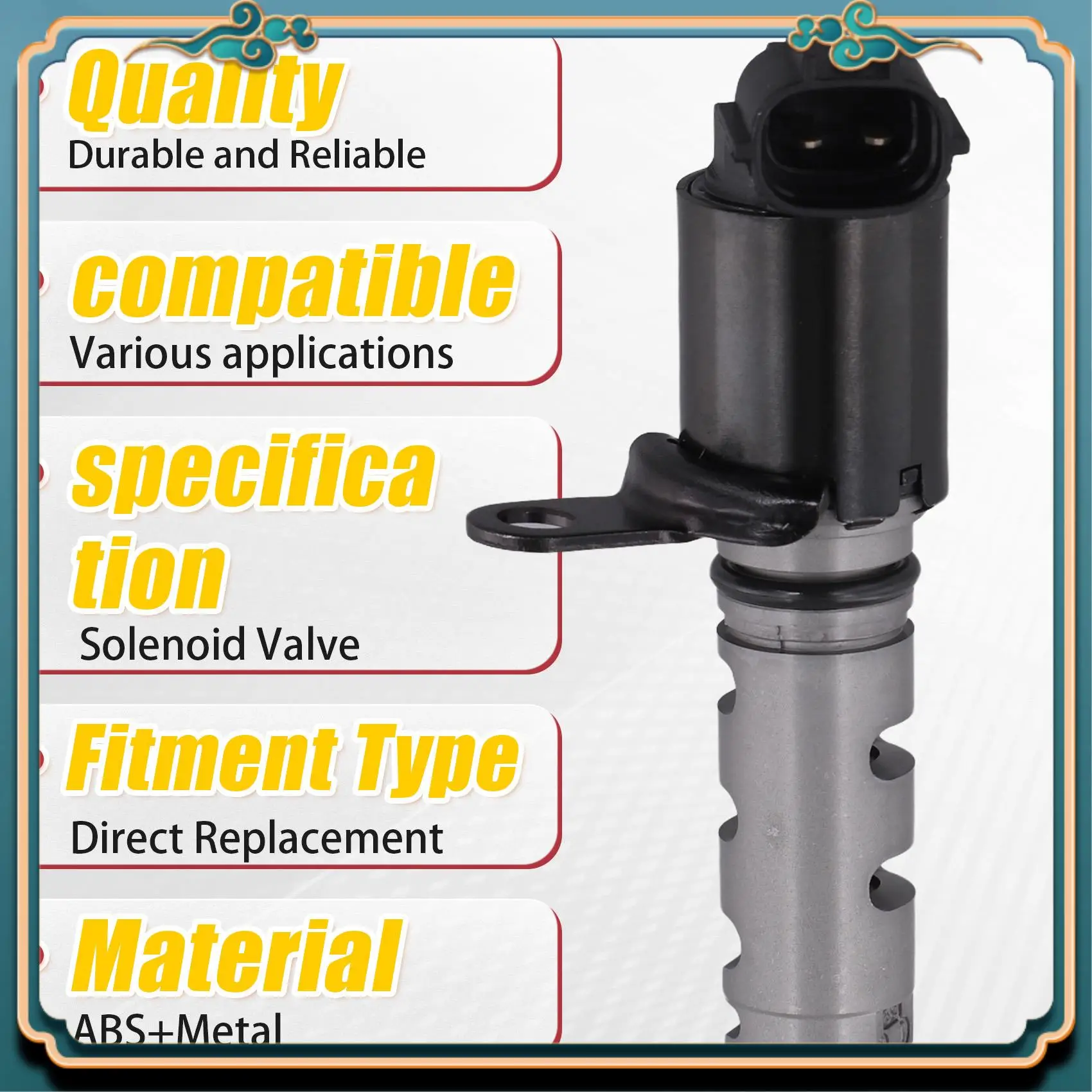 L39A-Car Timing Solenoid VVT วาล์ว Solenoid ควบคุมวาล์ว 15330-BZ080 สําหรับ Toyota Avanza Xenia 2011-2013