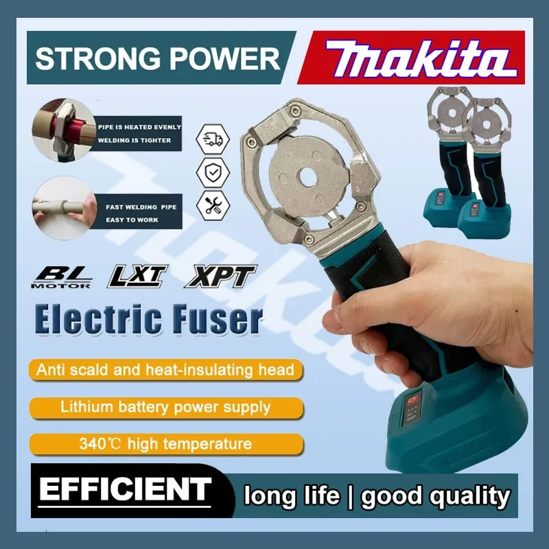 

Makita Cordless Electric Pipe Welding Machine 18V Battery PPR PE Soldering Iron Plastic Tube PP Heating Hot Melt Fuser