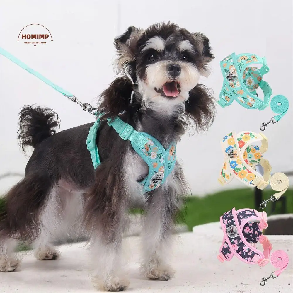 

Adjustable X Shaped Dog Harness Vest Escape-Proof Lightweight Puppy Leading Rope with Strap Breathable Puppy Cat Chest Straps