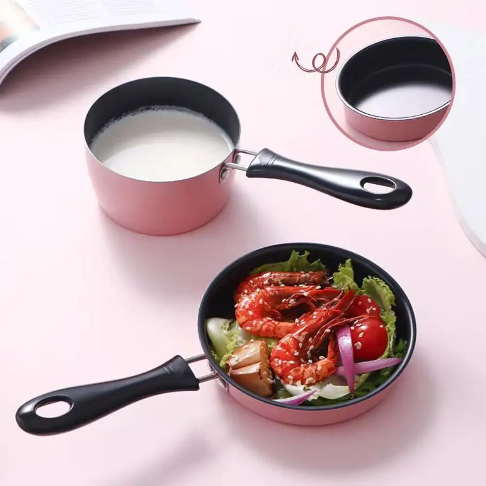 Universal Non Stick Milk Pan Deepened Mini Saucepan Small Capacity Frying Pan Baby Food