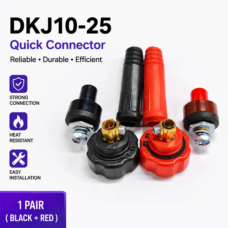Welder Quick Connectors European Style Insulated Rubber Shell Brass Fittings Anti-Oxidation for Precision Welding Projects