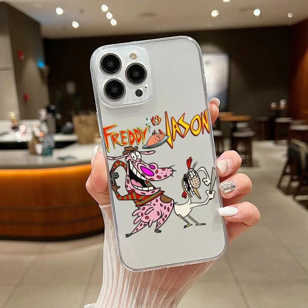 Cow and Chicken Phone Case For iPhone 15 14 13 11 12 Pro Max XS XR Shell