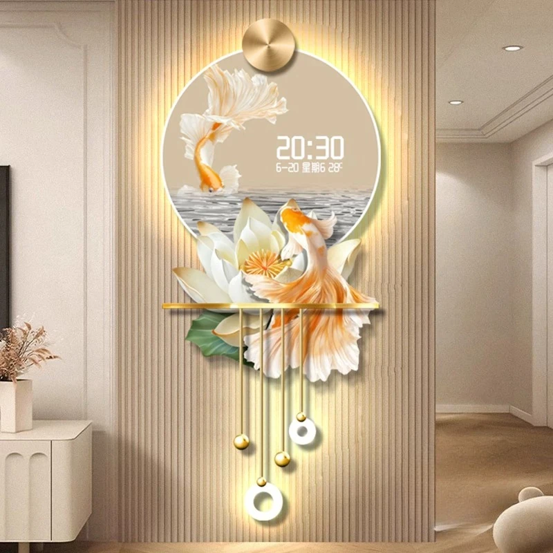 Led Modern Wall Clocks Luxury Living Room Bedrooms Creative Design Fashion Wall Watch Restaurant Horloge Murale Home Decoration