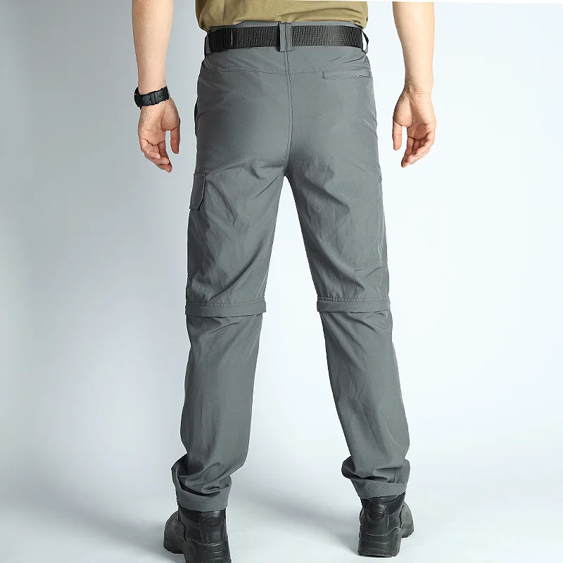 Pantalones impermeables de senderismo con cremalleras desmontables - imagen 3