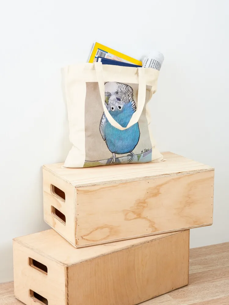 Beautiful budgie Tote Bag Women's shopping bag custom canvas bag tote screen reusable shopping