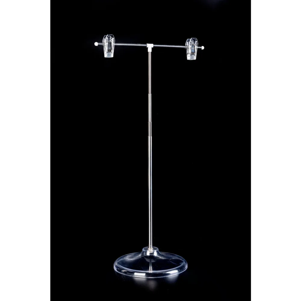 T Shape Display Stand For Supermarket Store Metal Poster Stand