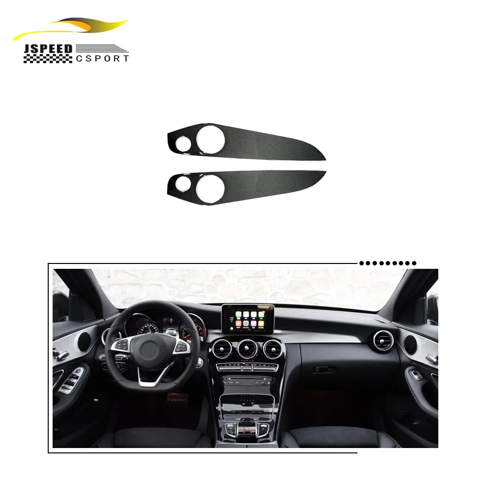 

For Mercedes W205 C253 Centre And Door Prepreg Dry Carbon Fiber Interior Trim Car Parts