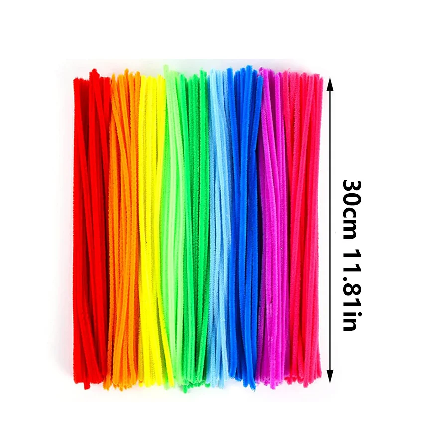 238Pcs Flexible Chenille Stems Assorted Colors Random Styles DIY Pipe Cleaner Craft Set Party Favors Creative Crafts ZSY
