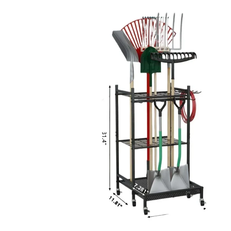 

Tieyi Garden Yalin Tools Outdoor Straight Hook Hanging Shelf Wall Shelf Hanging