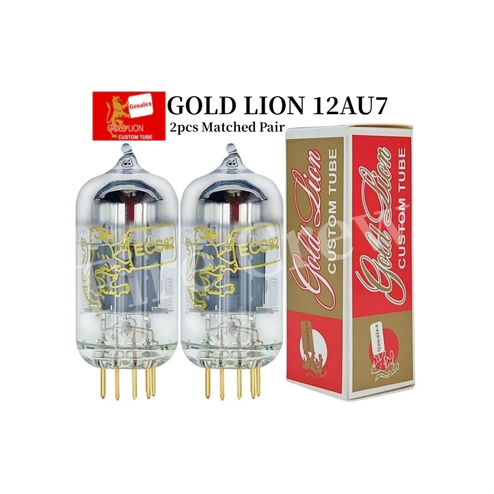 Genalex Gold Lion Vacuum Tube ECC82 12AU7 Upgrade B749 ECC802 E82CC 5814 B329 HIFI Audio Valve Electronic Tube Amplifier Match