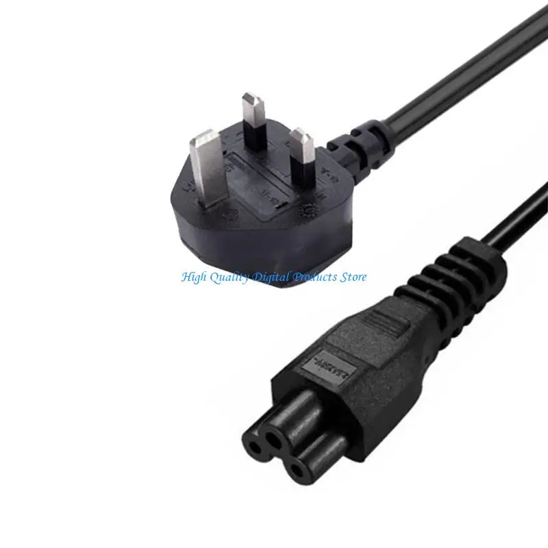 U2JE 1.2m 4ft Laptop Power Cord for Laptops Notebook with 3Pin Prong Plug Connector