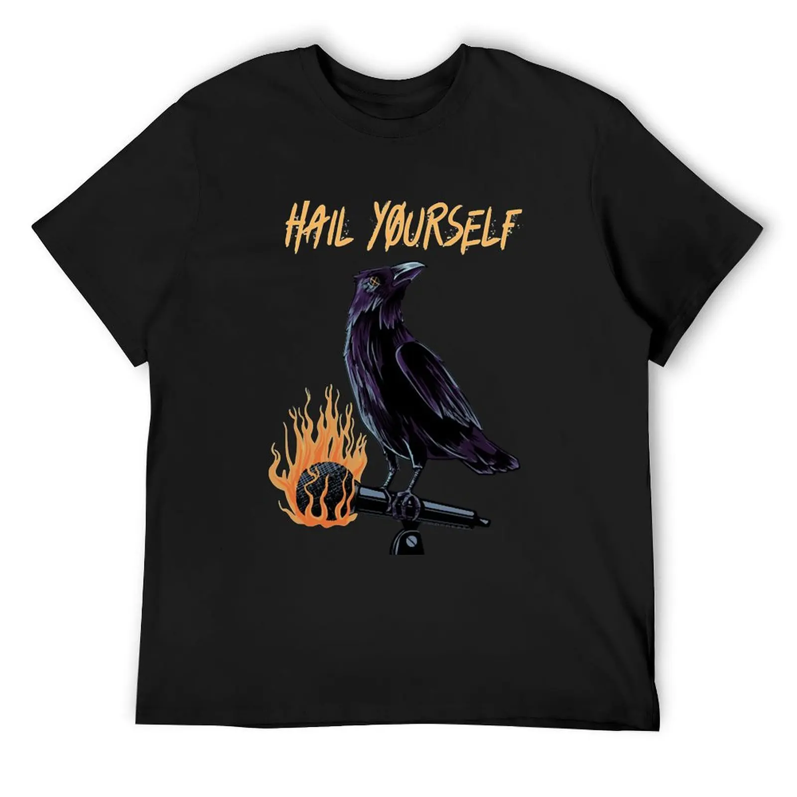 Hail Yourself Last Podcast on the Left Microphone Crow T-Shirt graphic t shirts quick drying custom shirt outfits for men