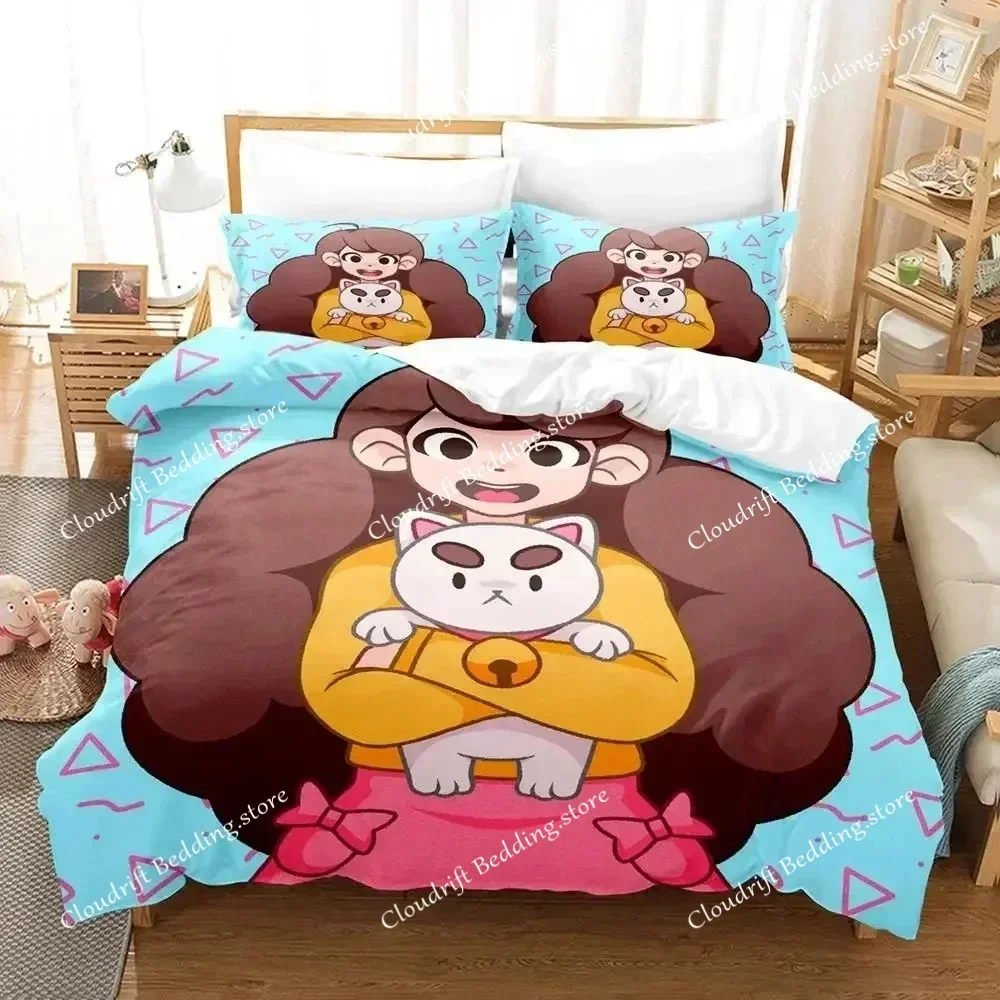 

3D Print Cartoon Bee Puppy Cat Bedding Set Duvet Cover Bed Set Quilt Cover Pillowcase Comforter King Queen Size Boys Adult026