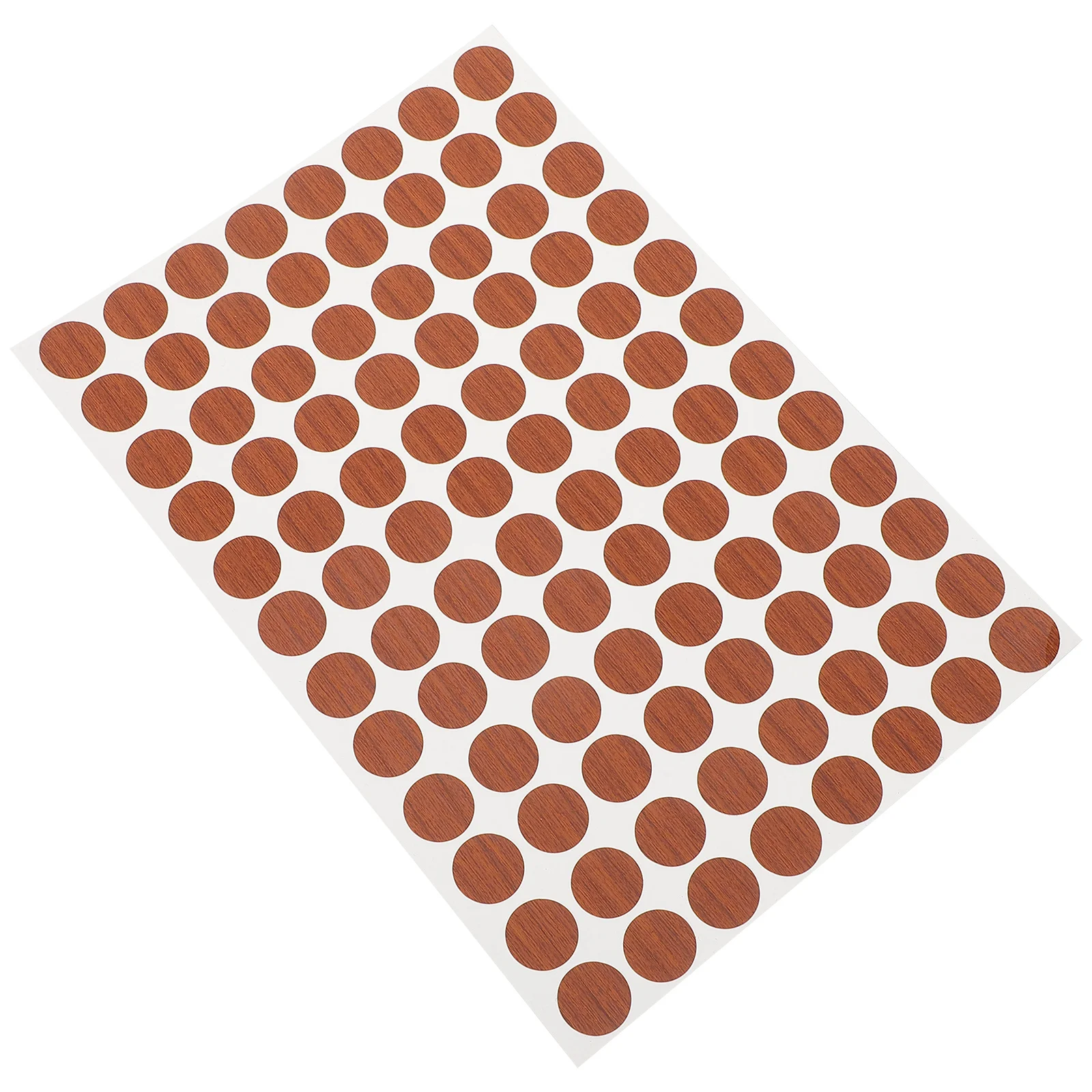 ملصقات ثقب المسمار للخزانة مصنوعة بحرفية رائعة من مادة PVC آمنة للأثاث وملصقات غطاء لولبي من ورقة واحدة