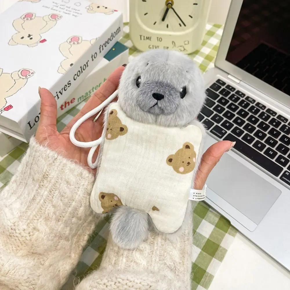 Peluche Morbido a Forma di Orso Cartoon Kawaii, Decorazione Pendente Confortevole al Tatto