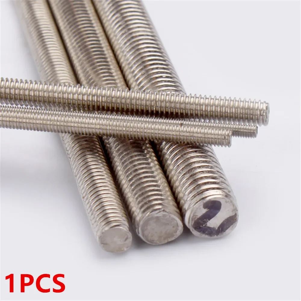 Double Head 4-14mm Stainless Steel Fully Threaded Screw Stainless Steel Tooth Rod Through Wire Thread Rod Stud