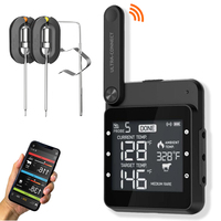 Wholesale Smart Digital WiFi for Bluetooth LCD Display Meat Food Thermometer Customized OEM for Outdoor Kitchen BBQ Grills Oven