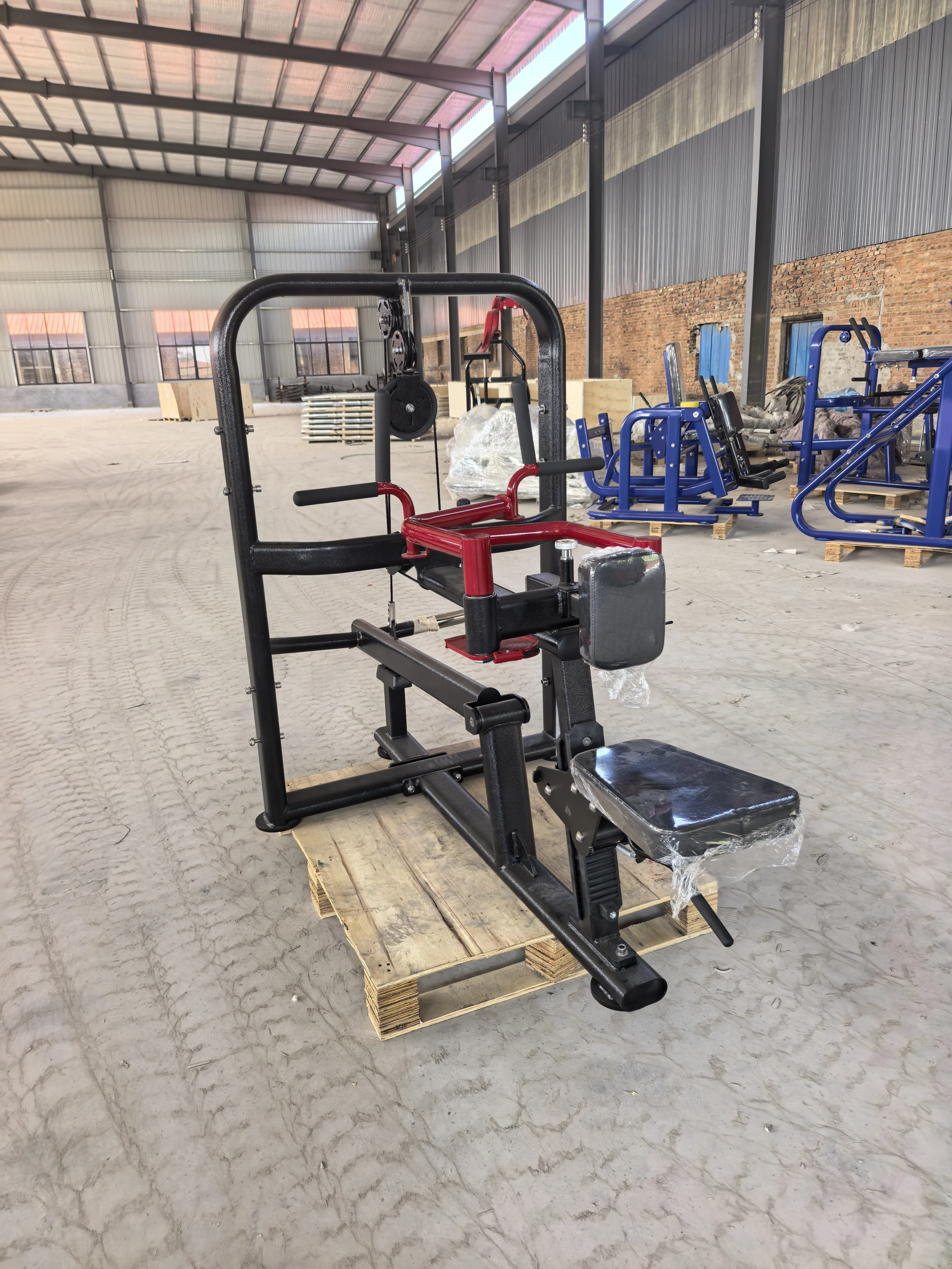 Chinese Commercial Fitness Equipment Manufacturers Strength Training Machines Plate-Loaded Seated Rear Deltoid Trainer Steel