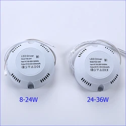 1PC sterownik LED AC165-265V do DC 24-82V 70V-130V moc zasilania transformator oświetleniowy dla lampa sufitowa LED 8W 12W 18W 24W 36W