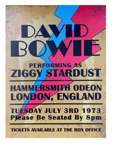 1P,Metal Signs E 82 David Bowie Vintage Retro Home Man Cave Garage Shed music pub