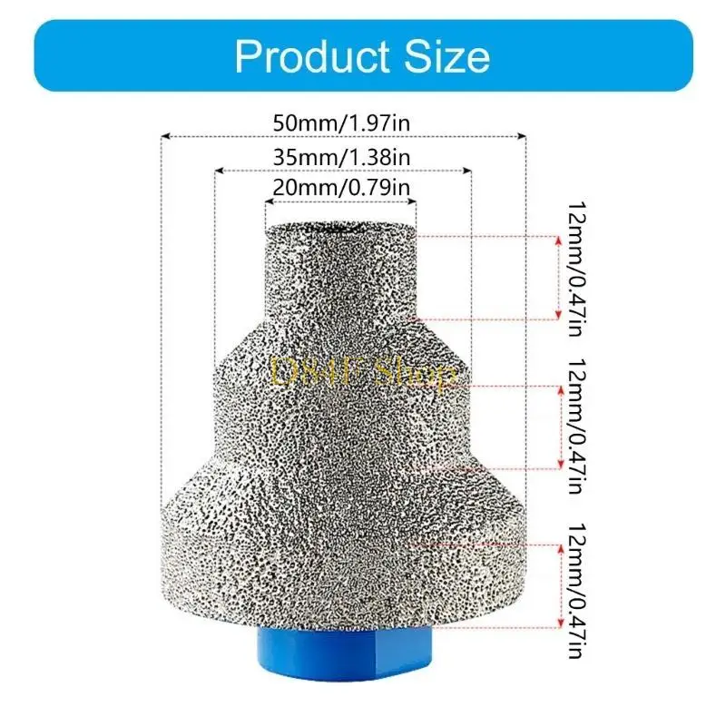 

D84F High Efficiency Diamonds Beveling Bit for Precise Hole Creation in Ceramic and Stone Surfaces