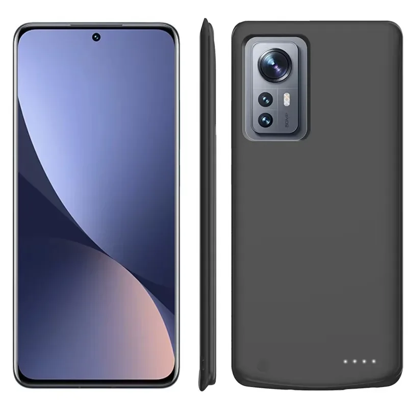 Novo 10000mah para xiaomi 12 12pro 12x 12t 12tpro clipe traseiro bateria banco de carregamento portátil caso do telefone móvel fonte alimentação móvel