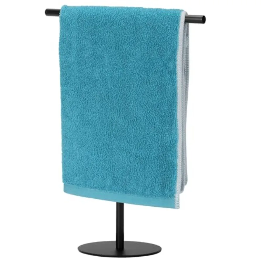 

Hand Towel Holder Stand for Bathroom Vanity Countertop Stainless Steel T-Shape Freestanding Towel Rack Stand Towel Bar for Bath