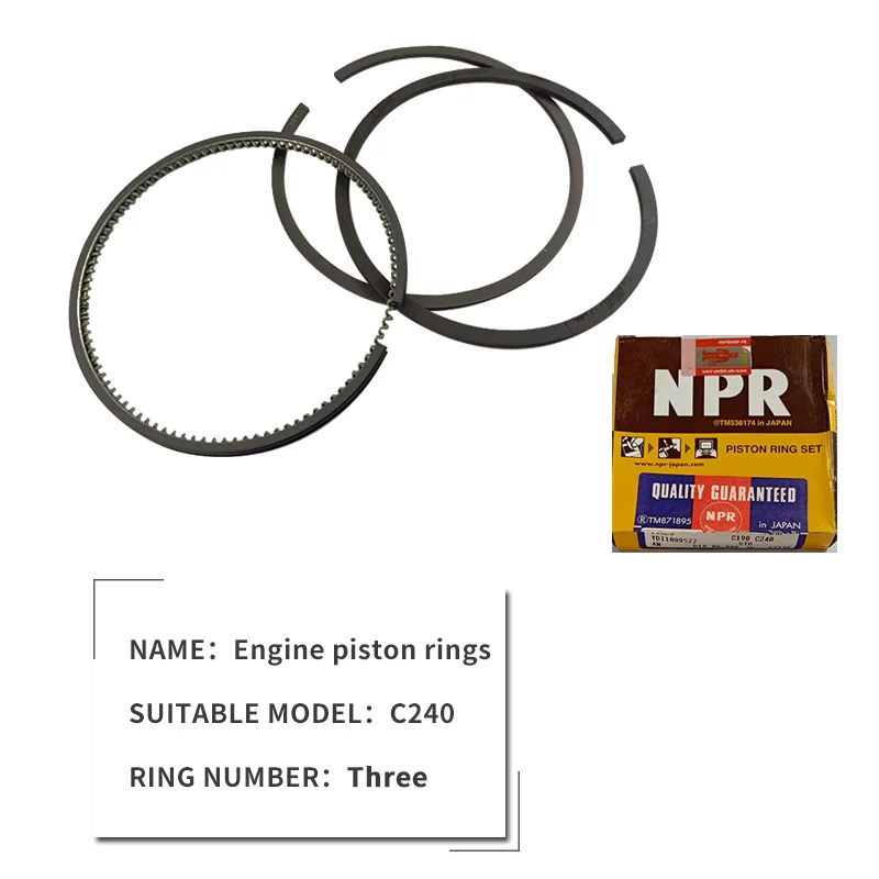 Forklift Accessories 4 Sets of Piston Rings STD 3G Suitable for Isuzu Engine C240 FOR HELI DALIAN