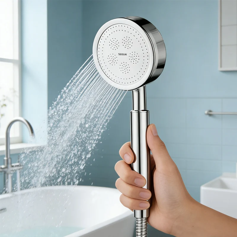 

1 шт. душевой комплект для ванной комнаты: компактная насадка для душа с высоким давлением, распылитель для душа, аксессуары для дома и ванной