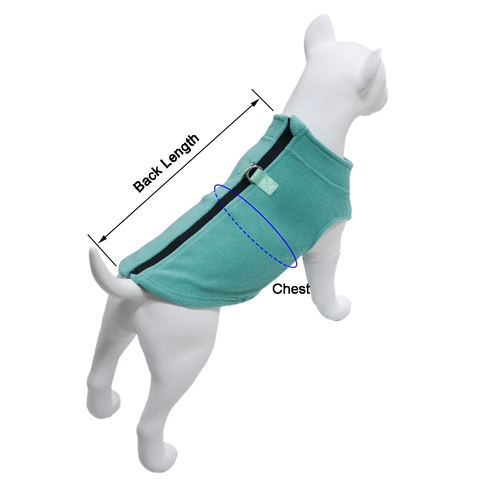 Winter-Hundekleidung Weiche Fleece-Jacke für Chihuahua Französische Bulldogge Mantel für Kleine Mittelgroße Hunde Katzen Warme Weste Welpen-Mops Haustier-Bekleidung – Detail 4