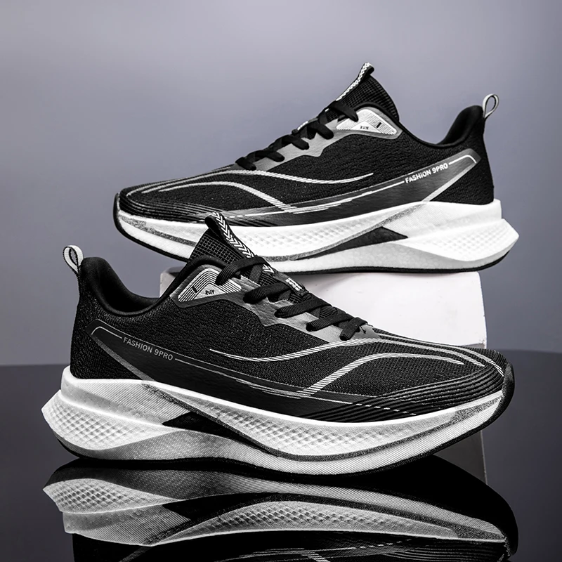 Zapatillas para correr para jóvenes con tecnología de placa de carbono, zapatillas deportivas para hombre, zapatillas informales ultraligeras con amortiguación y rebote, zapatillas para correr versátiles para hombres y mujeres, zapatillas deportivas informales antideslizantes, zapatillas para correr modernas para parejas, zapatillas de entrenamiento antideslizantes y resistentes al desgaste, zapatillas para hacer ejercicio en el gimnasio