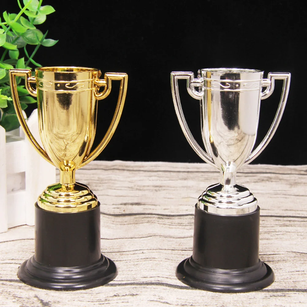 

5 Pcs Mini Trophies Trophy Award Kids Prop Small Delicate Party Props Golden Decorative Child