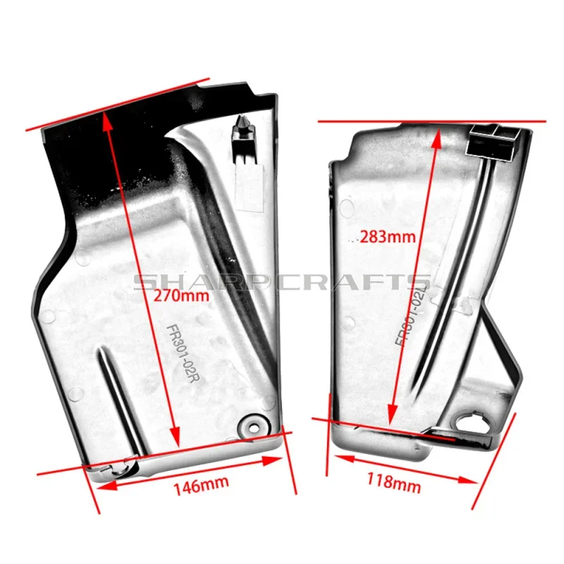Motorbike Left Right Side ABS Battery Fairing Cover For Yamaha V-Star XVS 650 XVS650 XVS650A Dragstar DS650 Custom Classic
