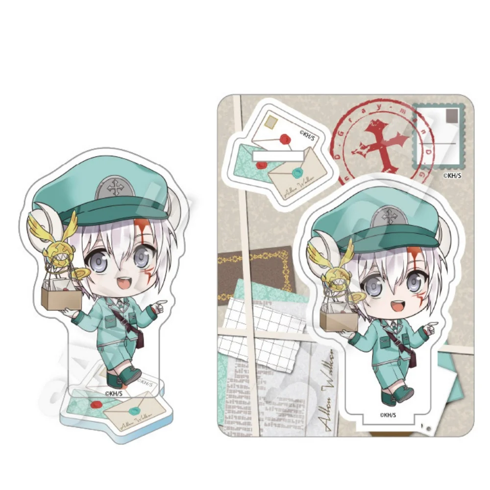 Anime D.Gray-man 10cm Acrylic Stand, Allen Walker, Mother's Day Decor for Desktop, Bookshelf and Anime Collection keychain