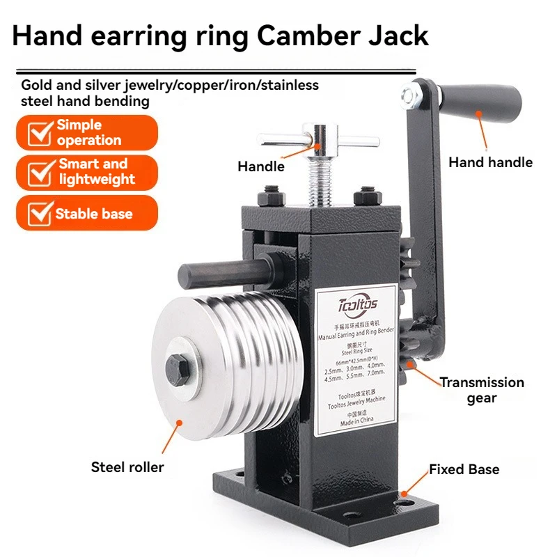 Hand Cranked Rings Earrings Bending Machines Gold And Silver Bracelets Rounding Machines Jewelry Bending Machines Tools And Equi