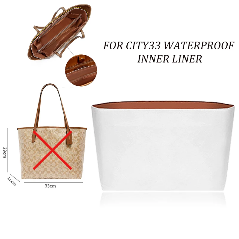 Dupont Paper Waterproof Bag Organizer Insert For City33 Waterproof Support Shape Light Weight Inner Liner Bag Base Set Accessori