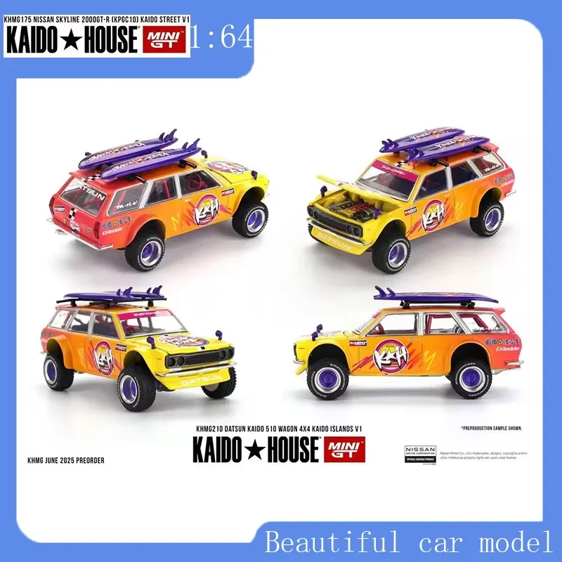 

MINI GT/Kaido House 1:64 Datsan 510 Wagon 4x4 V2 alloy car model