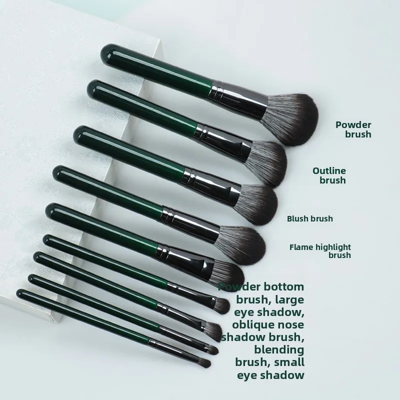 ใหม่ชุดแปรงแต่งหน้าด้ามไม้เครื่องมือเสริมความงามแปรงอายแชโดว์เครื่องมือเสริมความงามที่สมบูรณ์