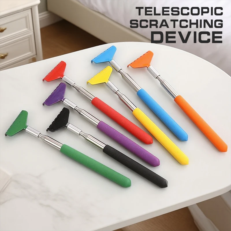 Extendable Portable Telescoping Metal Back Scratchers Hand Massager With Handles For Thanksgiving Birthday Christmas Gifts