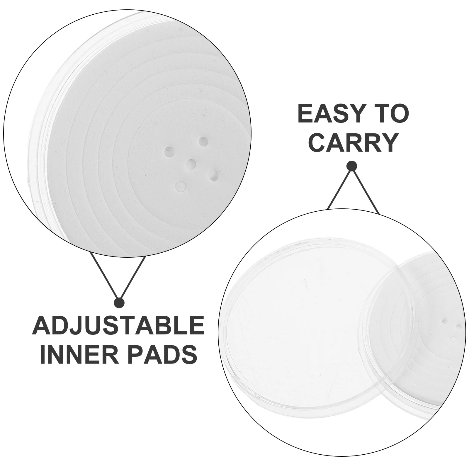 20 قطعة صندوق جمع العملات المعدنية شفافة قابلة للتعديل الحشو عملة التخزين المنظم لجامعي التحدي عملات العرض