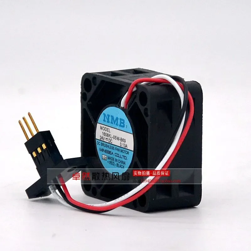 for NMB 1608KL-05W-B69 4020 24V 0.13A Cooling Fan for Fanuc Machine Tool Original Connector Replacement
