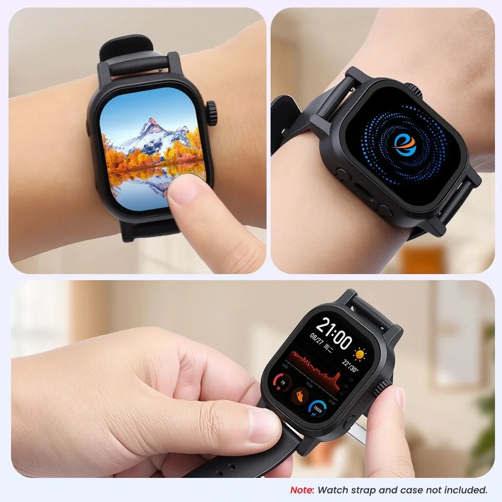 ESP32 CrowPanel 2.01 Inch HMI Watch Module 240*296 IPS Touch Screen with Microphone Voice Control Bare Board (No Case & Strap)