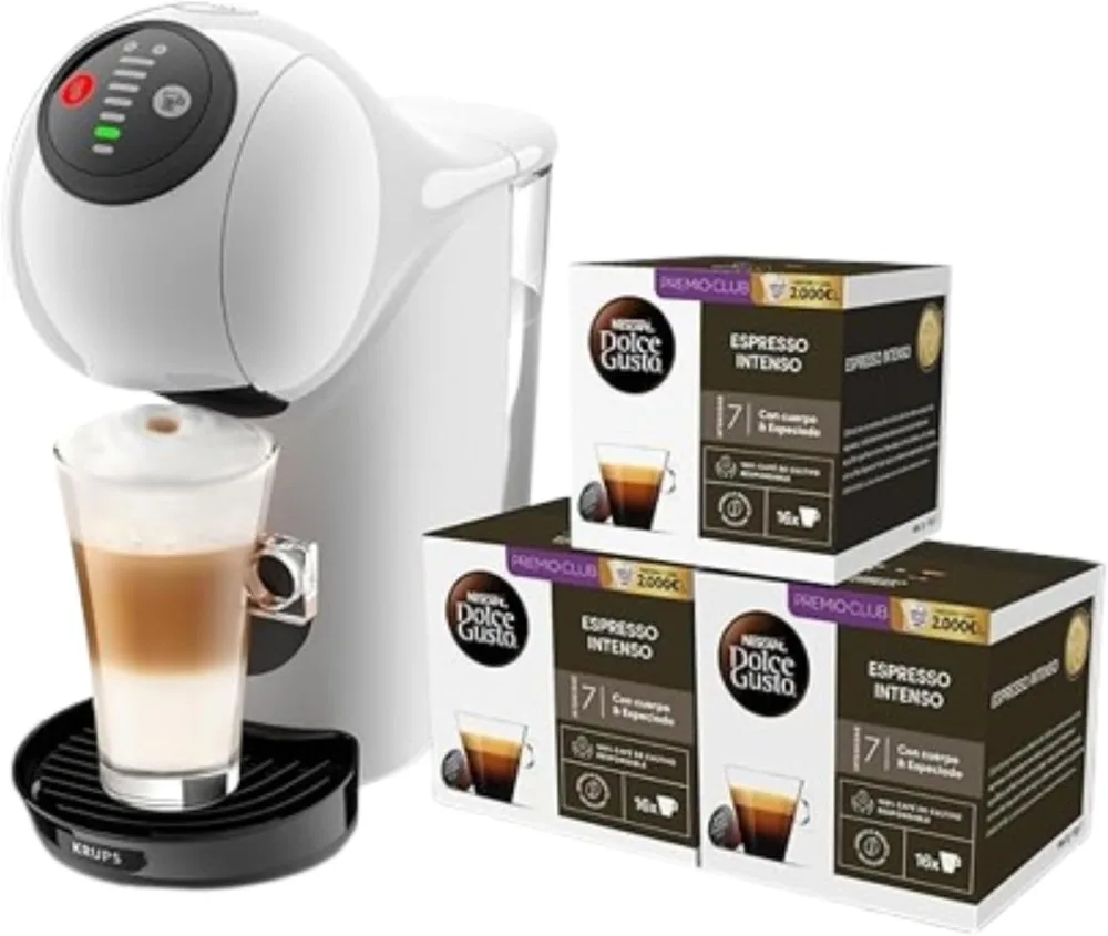 كروبس نسكافيه دولتشي قوستو جينيو إس، ماكينا كومباكتا دي كابسولاس مولتيبياداس، ألتا بريسيون، إسبرسو كون كريما إن 30 سيجوندوس، P